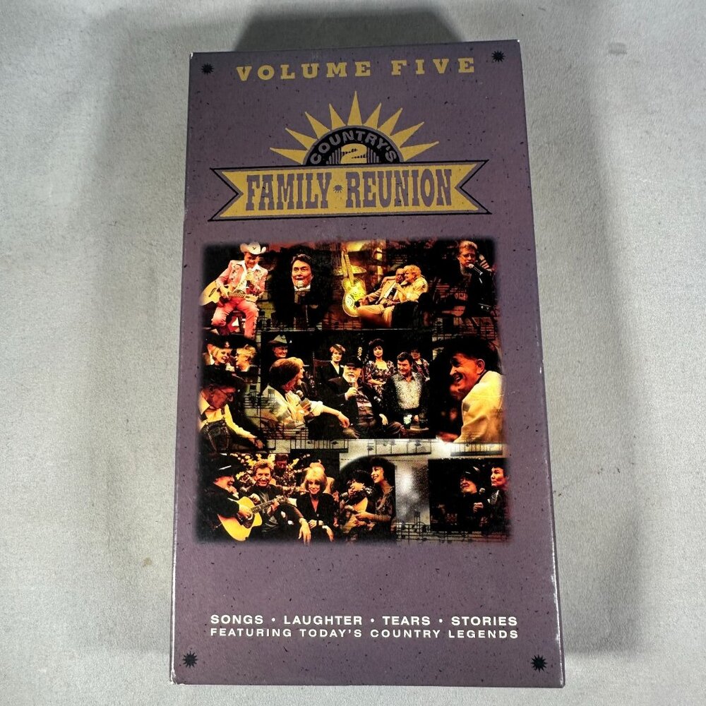 Countrys Family Reunion Volume 5 VHS Country Music Legends & Song Stories
